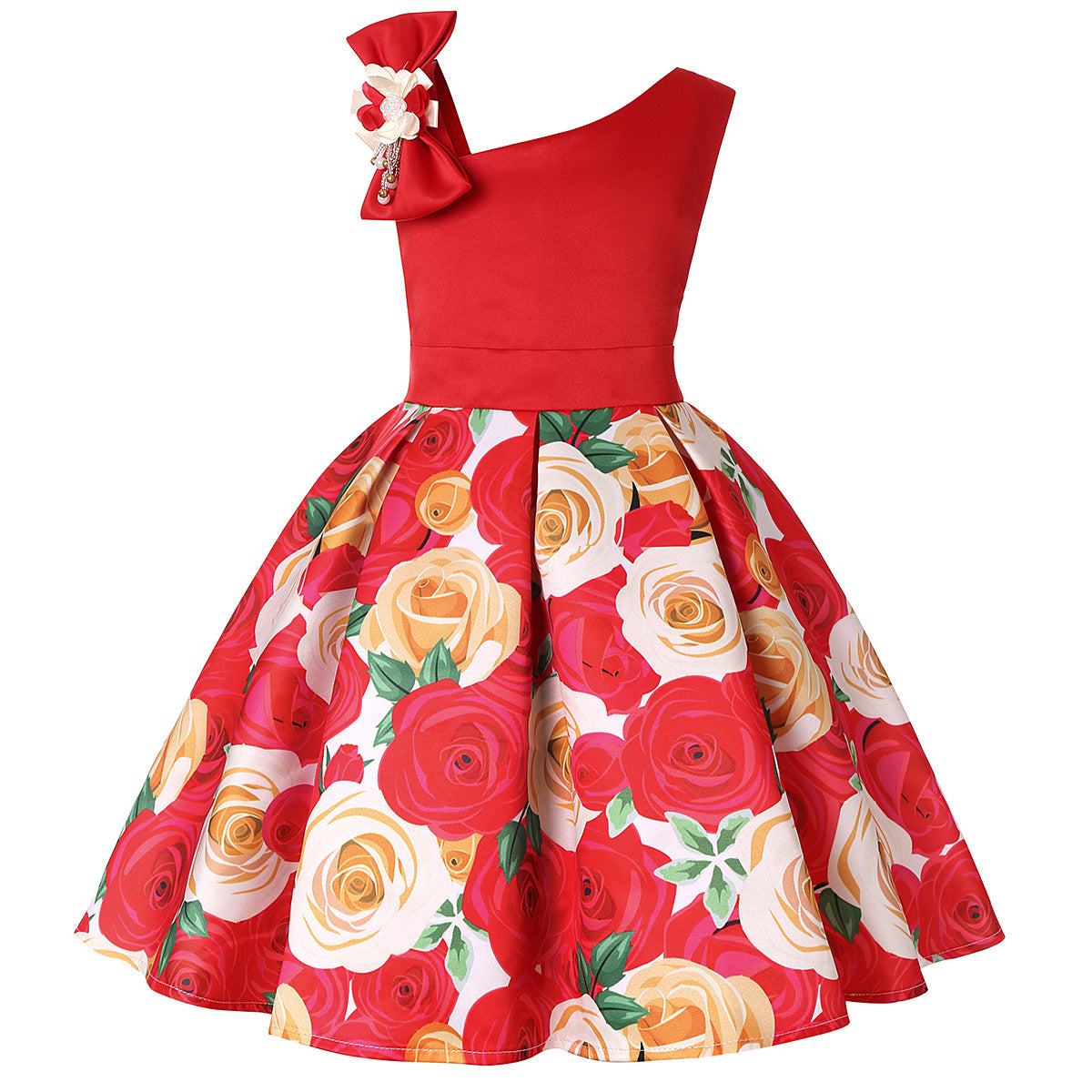 Girls' Dresses Girls' Princess Dresses Digital Print Children's Dresses - Kokousaint.com