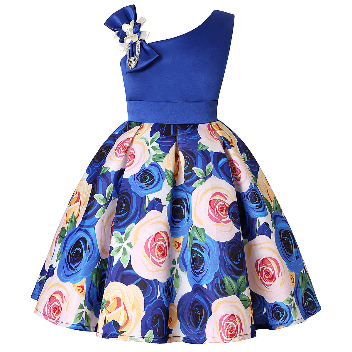 Girls' Dresses Girls' Princess Dresses Digital Print Children's Dresses - Kokousaint.com