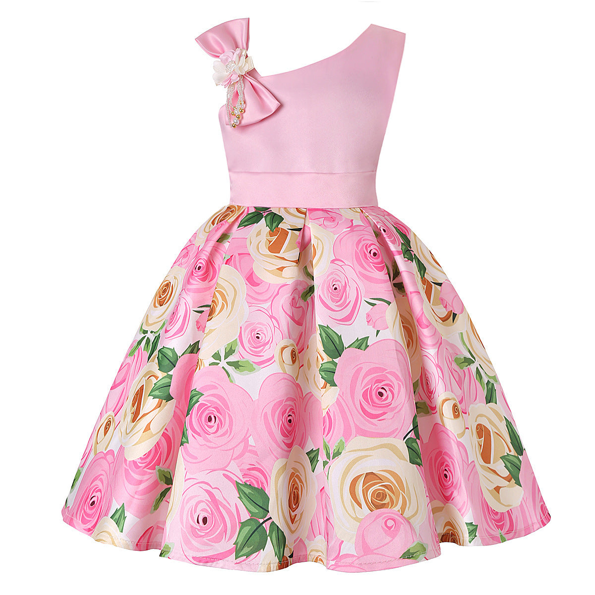 Girls' Dresses Girls' Princess Dresses Digital Print Children's Dresses - Kokousaint.com