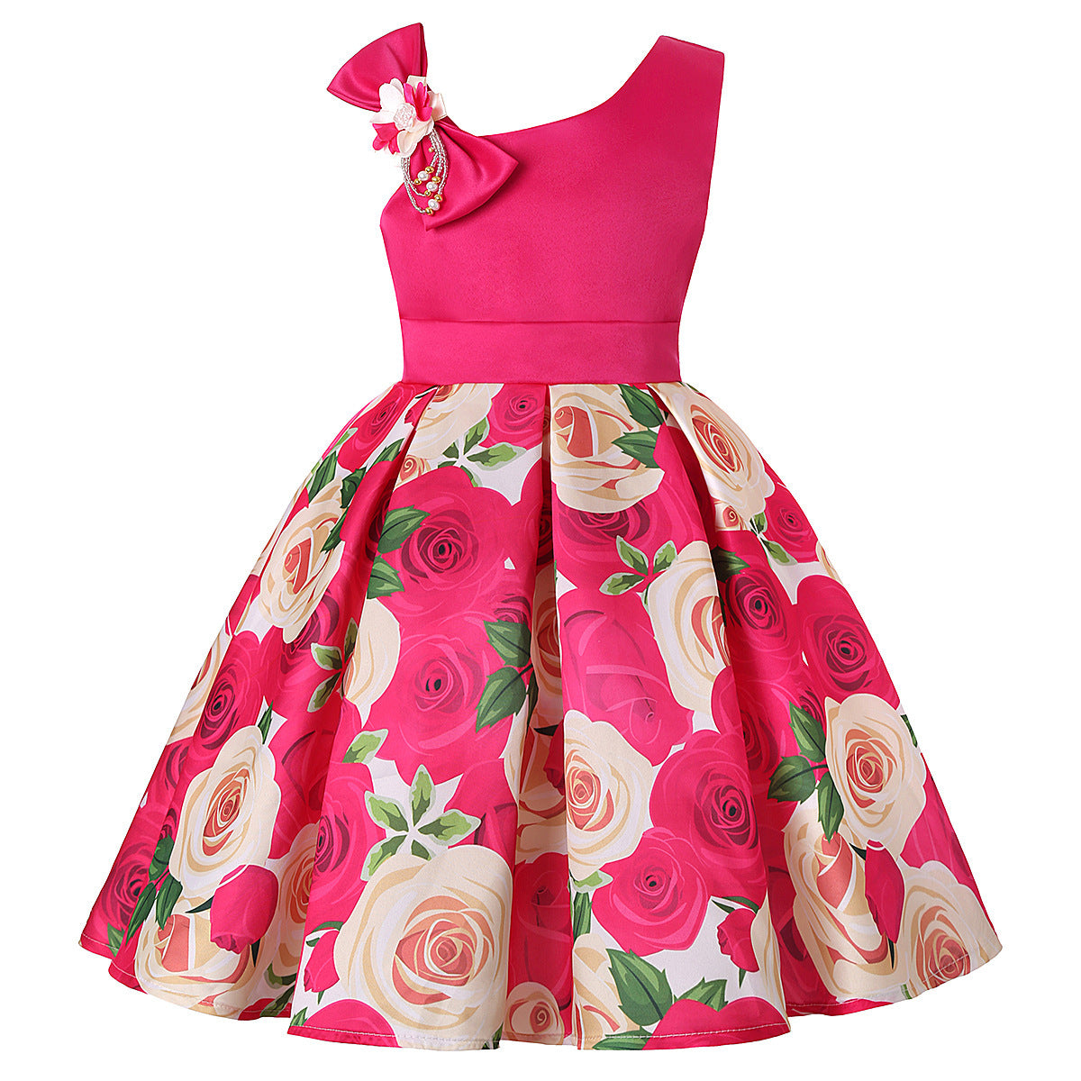 Girls' Dresses Girls' Princess Dresses Digital Print Children's Dresses - Kokousaint.com