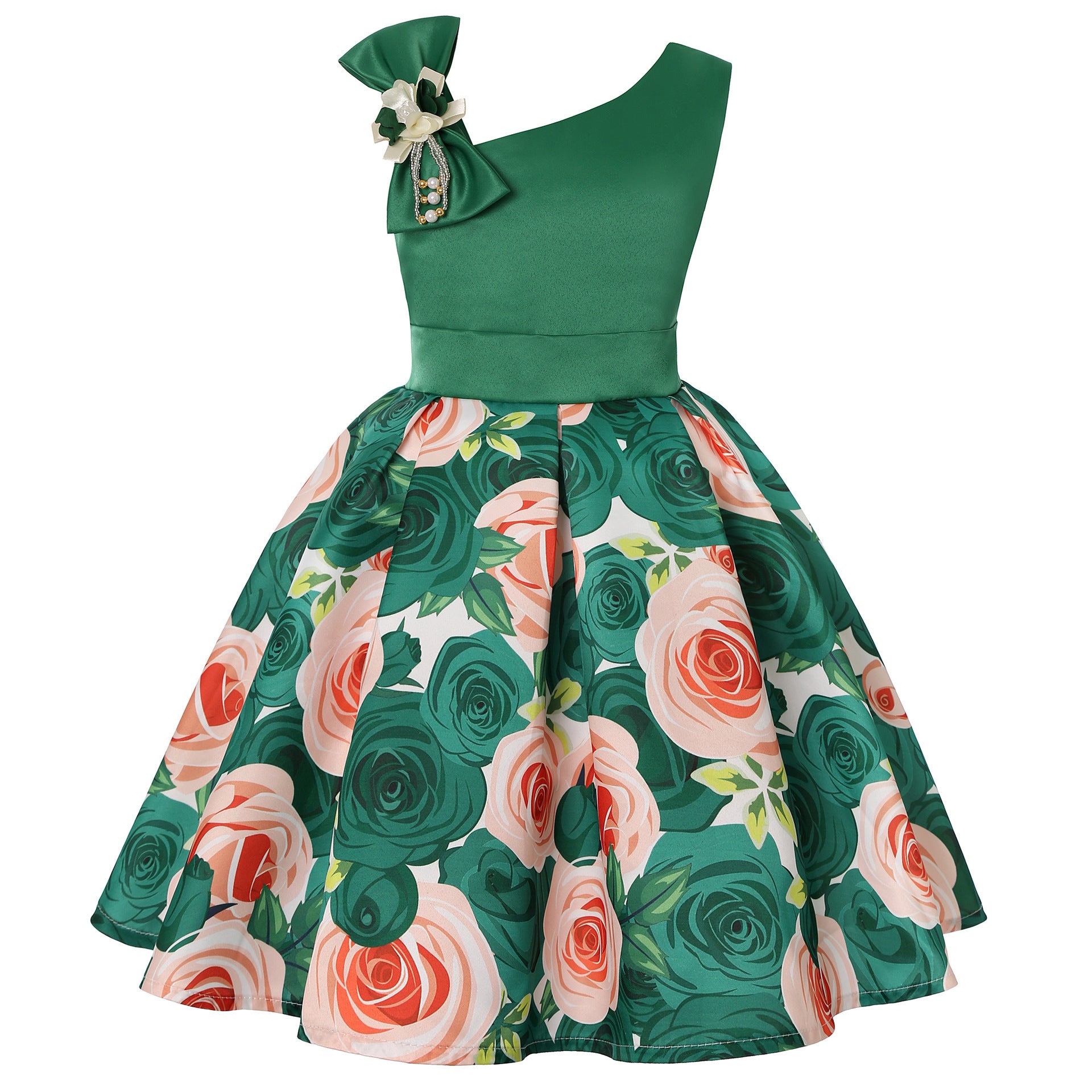 Girls' Dresses Girls' Princess Dresses Digital Print Children's Dresses - Kokousaint.com
