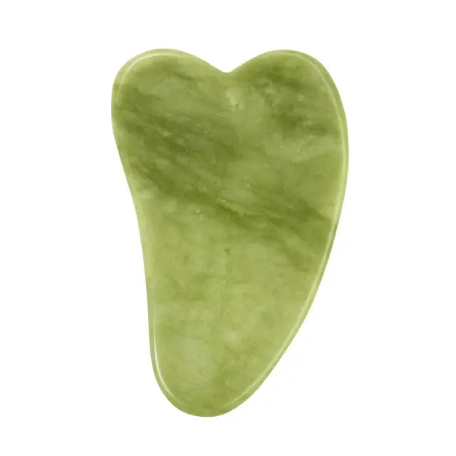 Natural Jade Face Massager Gua sha Scraper Board Facial Guasha Meridian Muscle Relaxation Skin Lifting Face Thin Gouache Scraper - Kokadoshop