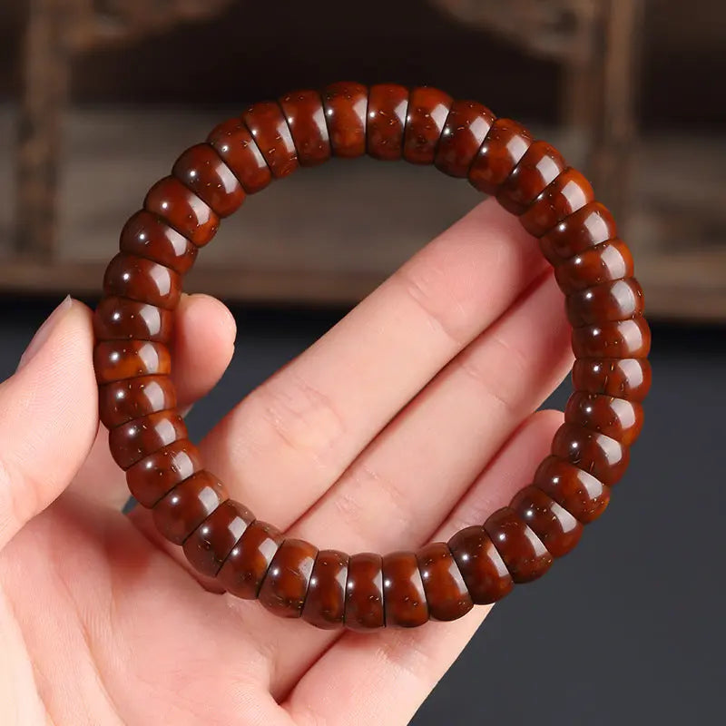 Bodhi Bracelet Couple Style Red Leather - Image #1