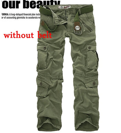 Hot sale free shipping men cargo pants camouflage  trousers military pants for man 7 colors - Kokadoshop